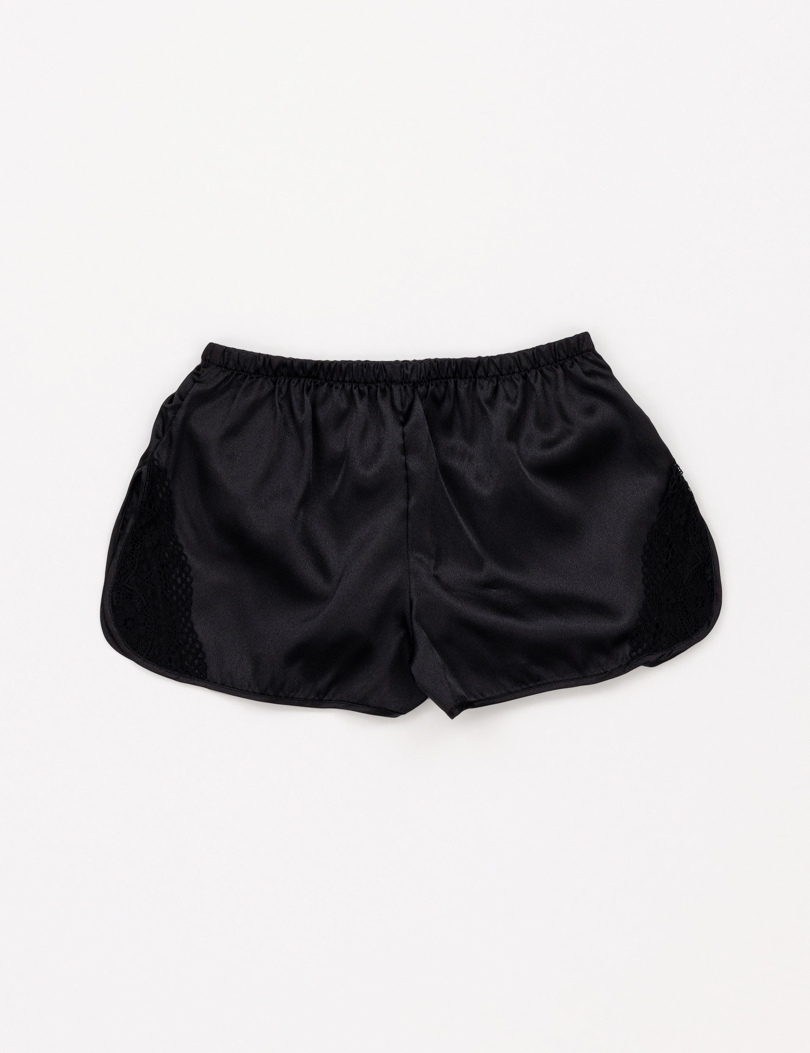 Siyah 2'li Şort Takım