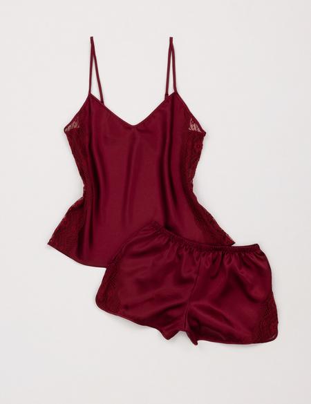 Bordo 2'li Şort Takım - 50303946004