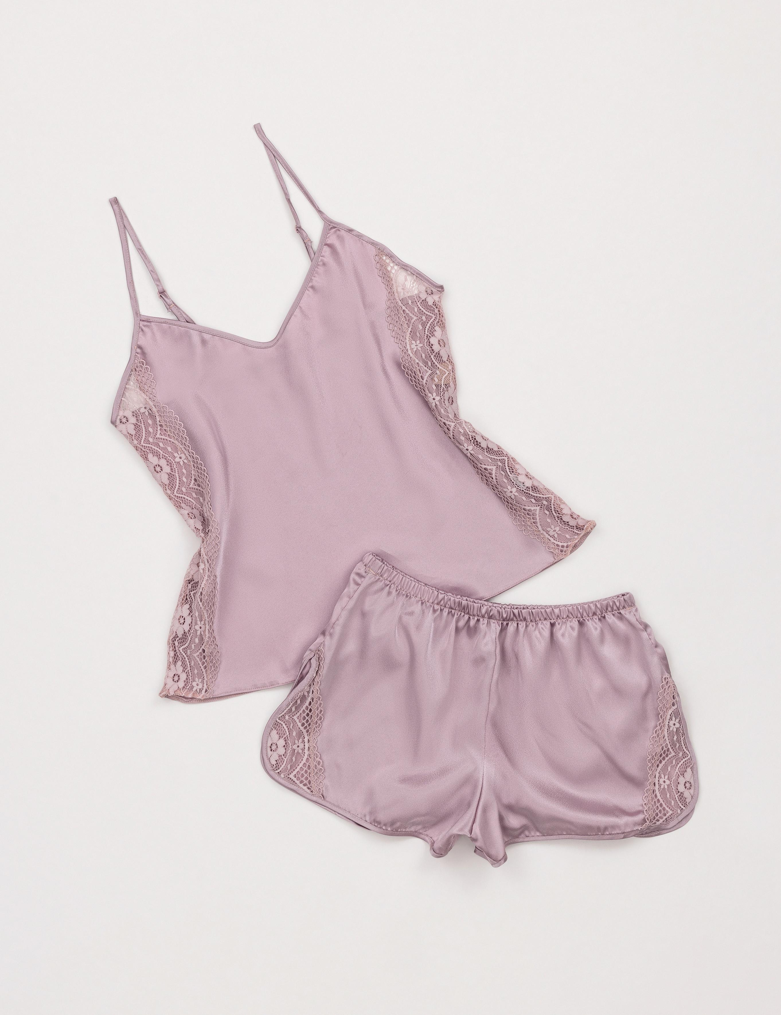 Açık Pembe 2'li Şort Takım