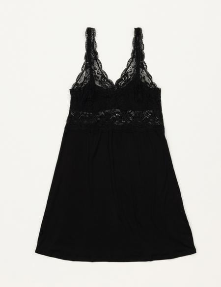 Siyah Gecelik & Sabahlık Takım - 50303885016