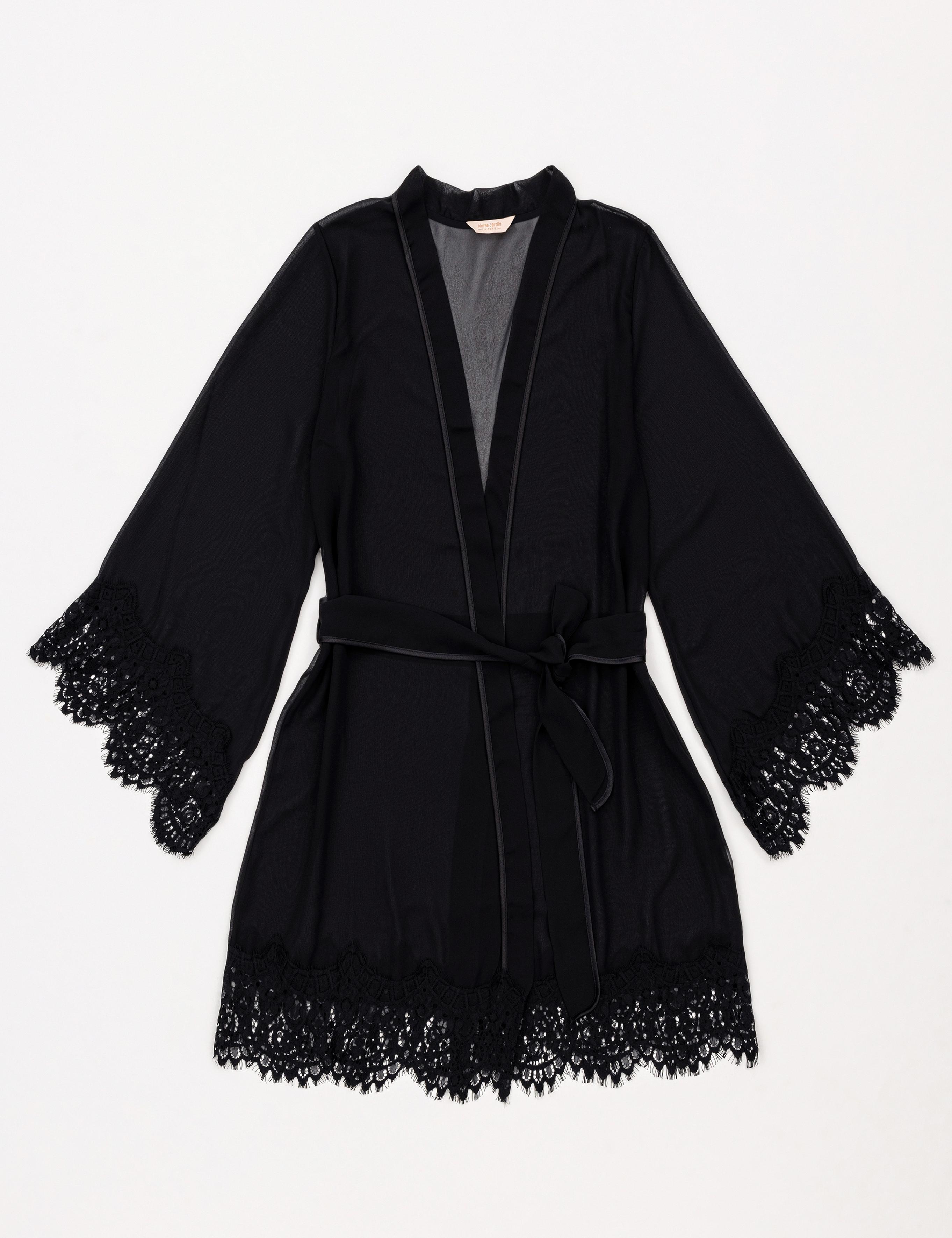 Siyah Saten 4'lü Çeyiz Seti