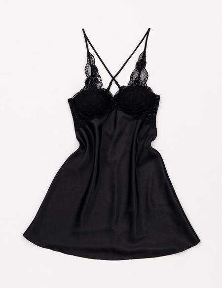 Siyah Saten 4'lü Çeyiz Seti - 50303821024