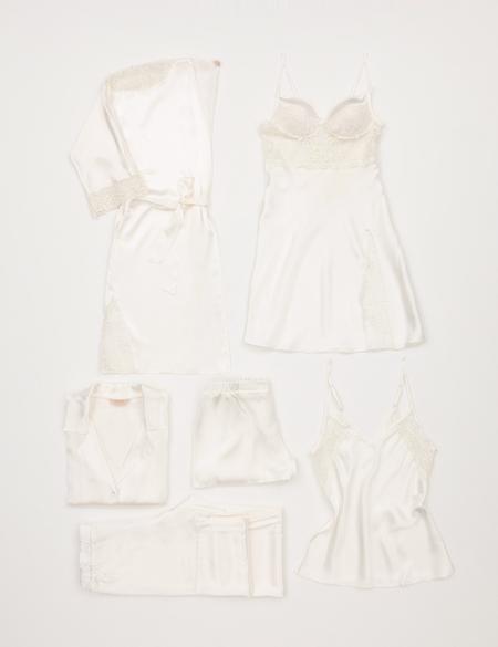 Ekru Saten 6'lı Çeyiz Seti - 50303797002