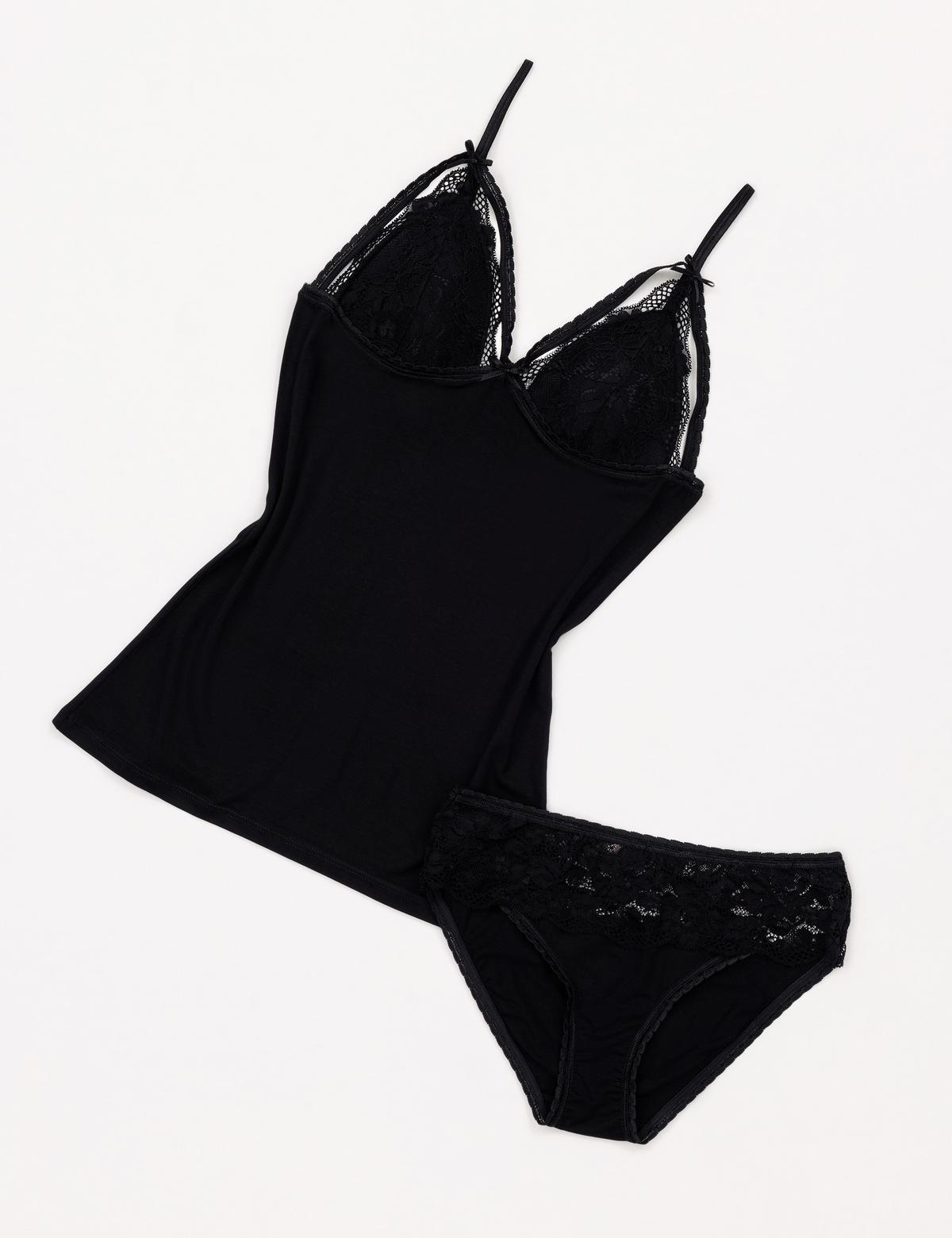 Siyah İç Giyim Takım