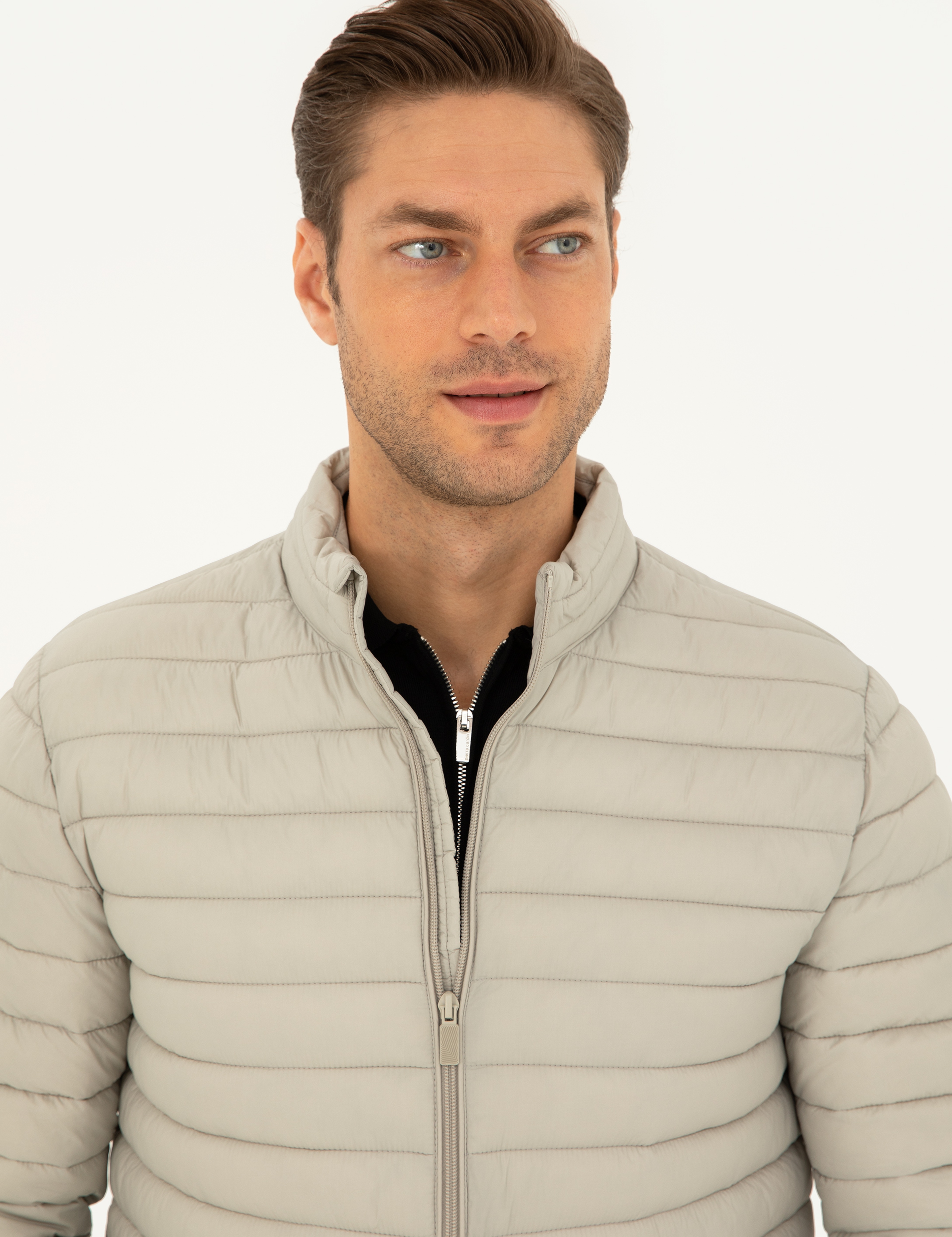 Bej Kapitone Spor Mont - Image 2