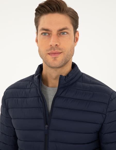 Lacivert Kapitone Spor Mont - 50294302004