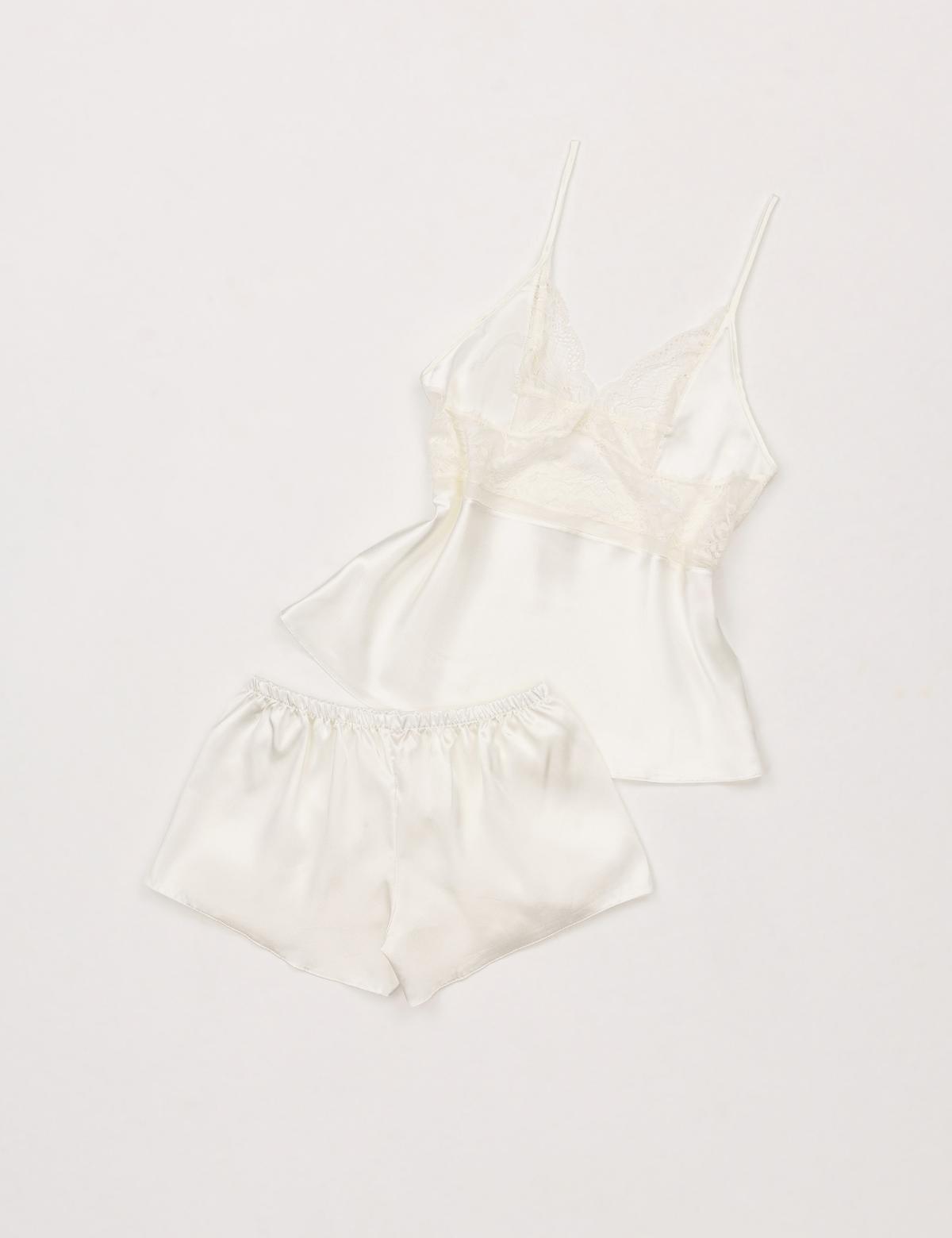 Ekru Saten 4'lü Çeyiz Seti - 50303849002