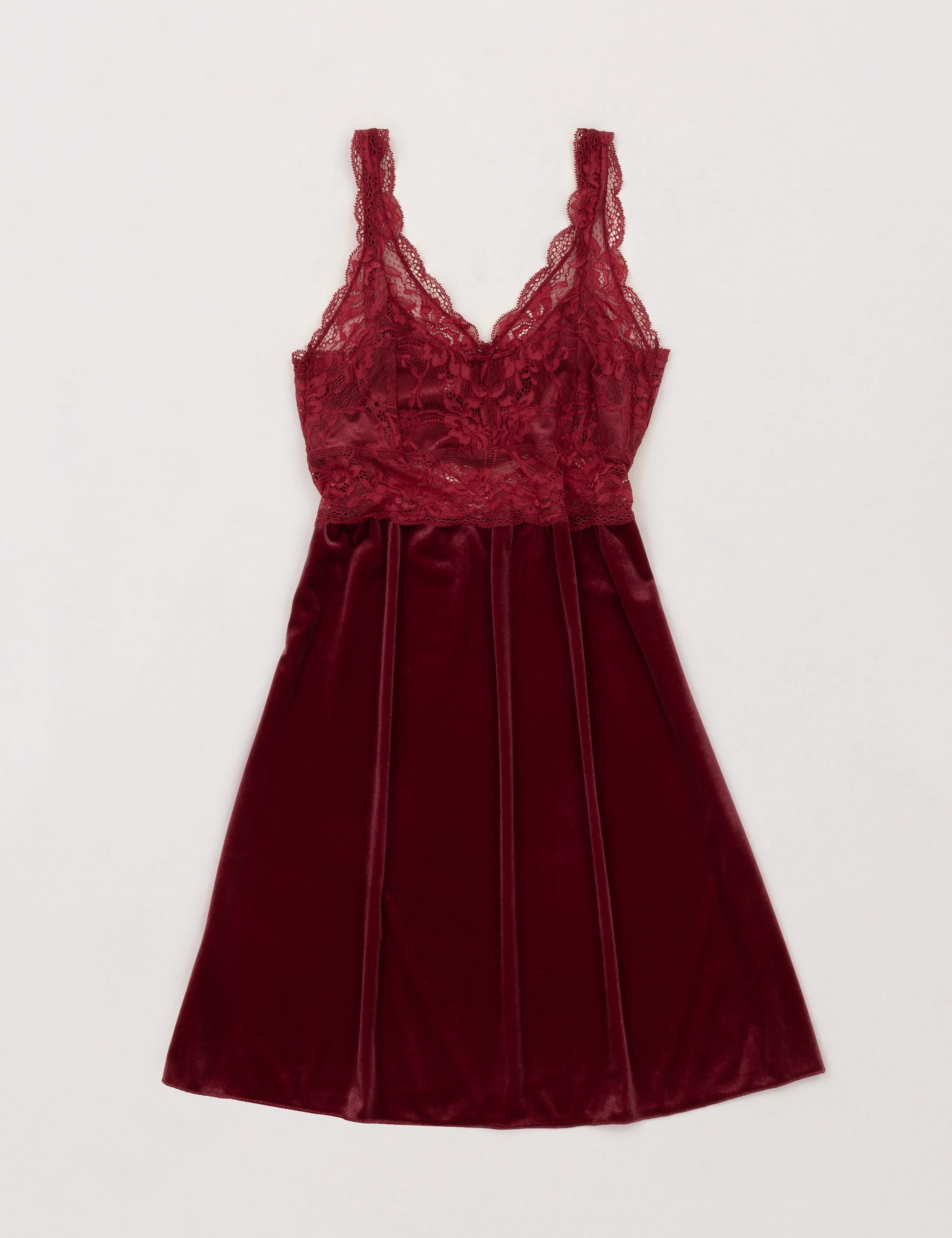 Bordo Gecelik & Sabahlık Takım