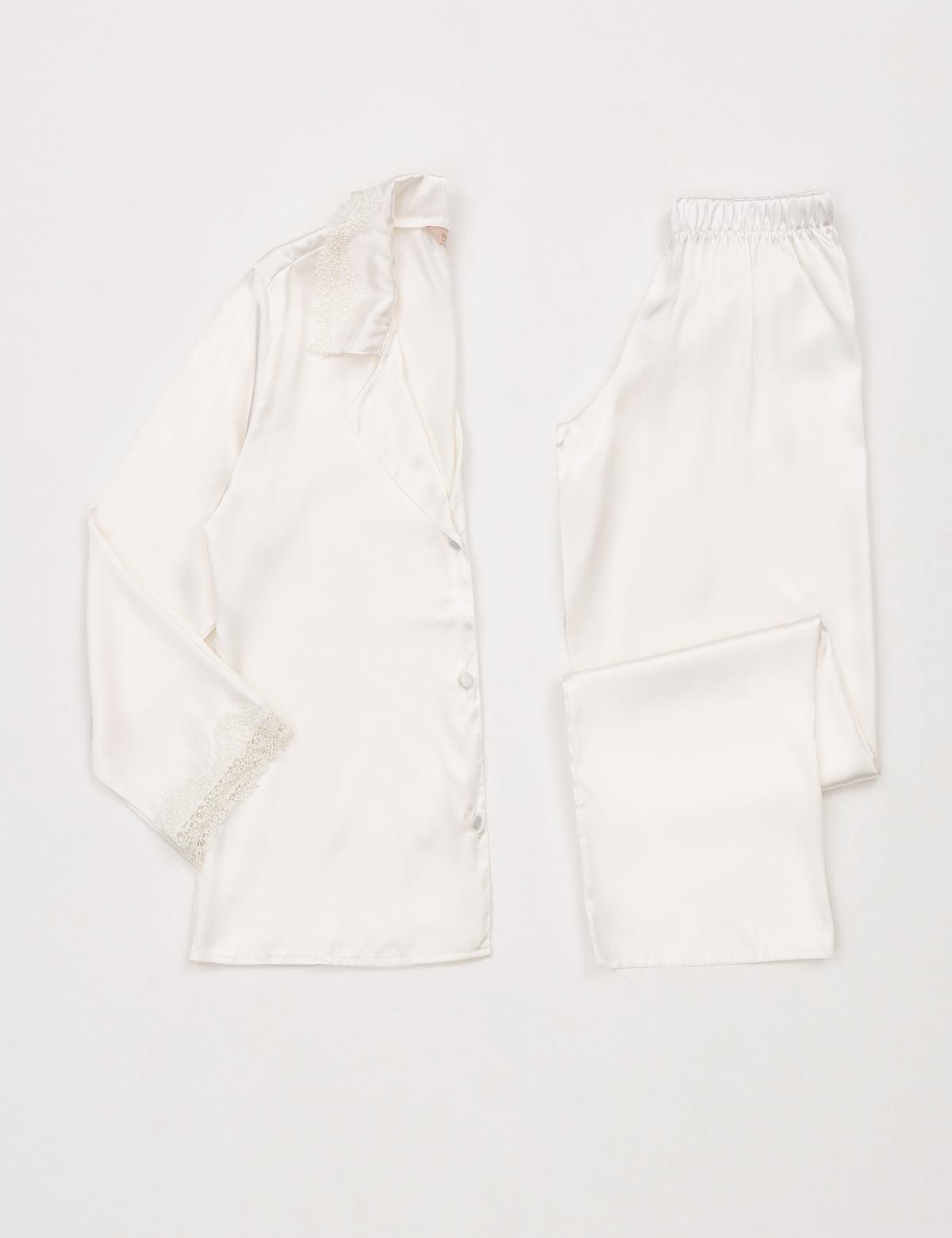 Ekru Saten 6'lı Çeyiz Seti - 50303798005