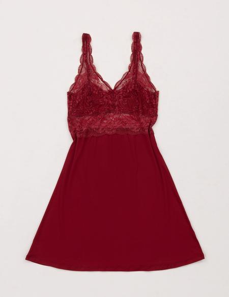 Bordo Gecelik & Sabahlık Takım - 50303885009