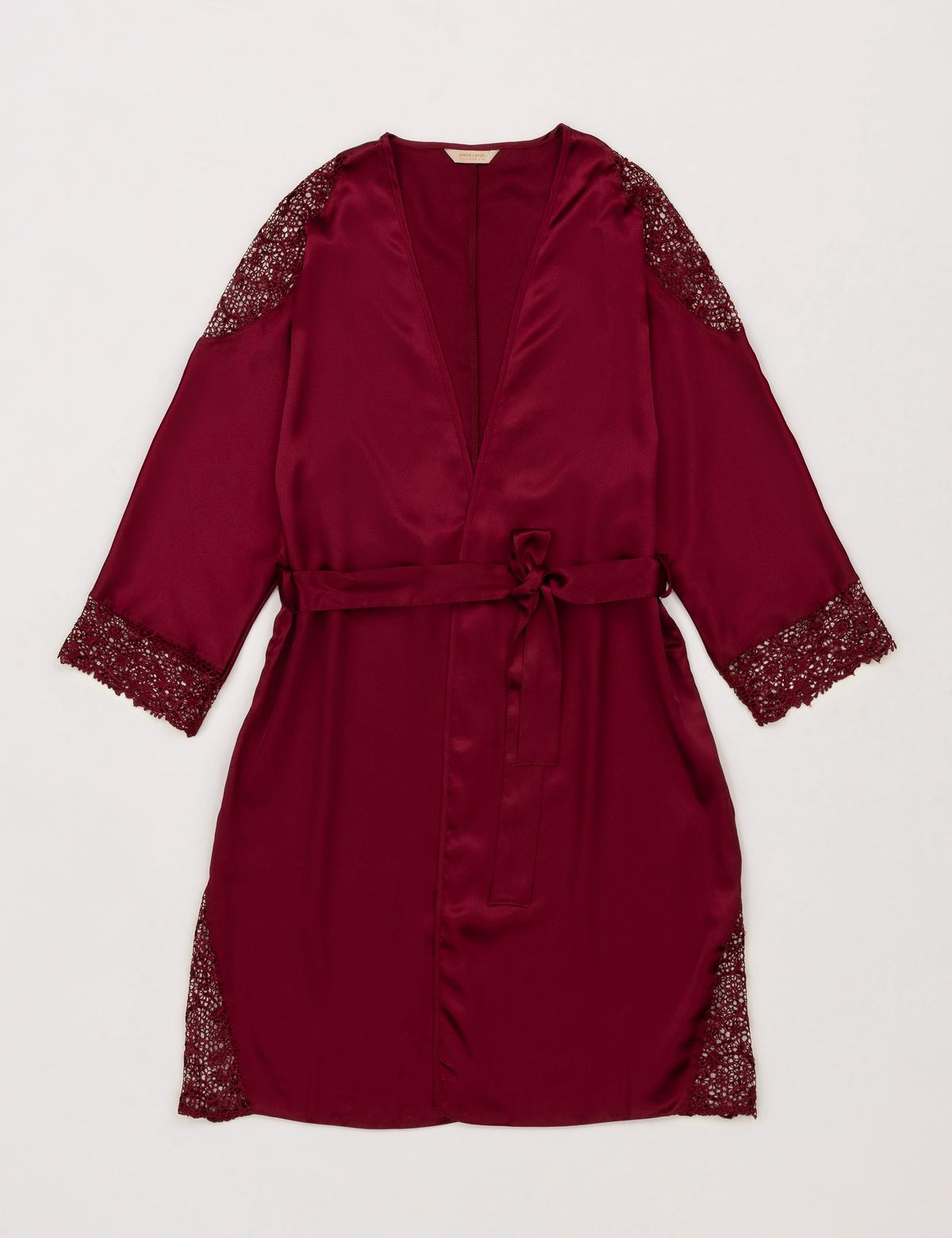 Bordo Saten 6'lı Çeyiz Seti - 50303797001