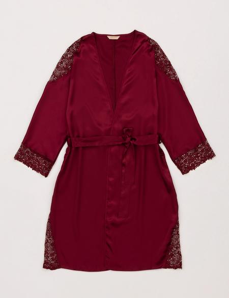 Bordo Saten 6'lı Çeyiz Seti - 50303797001