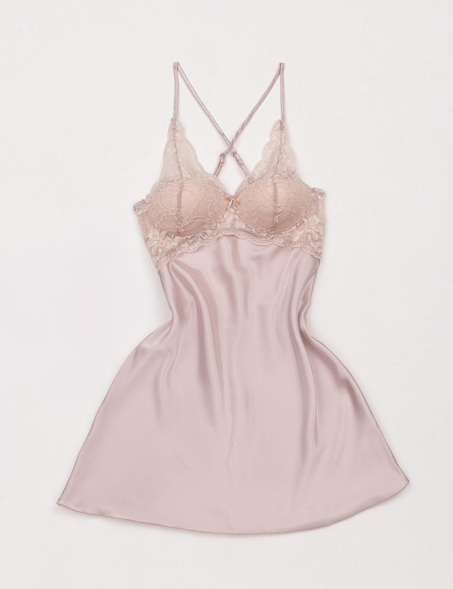 Pudra Saten 4'lü Çeyiz Seti