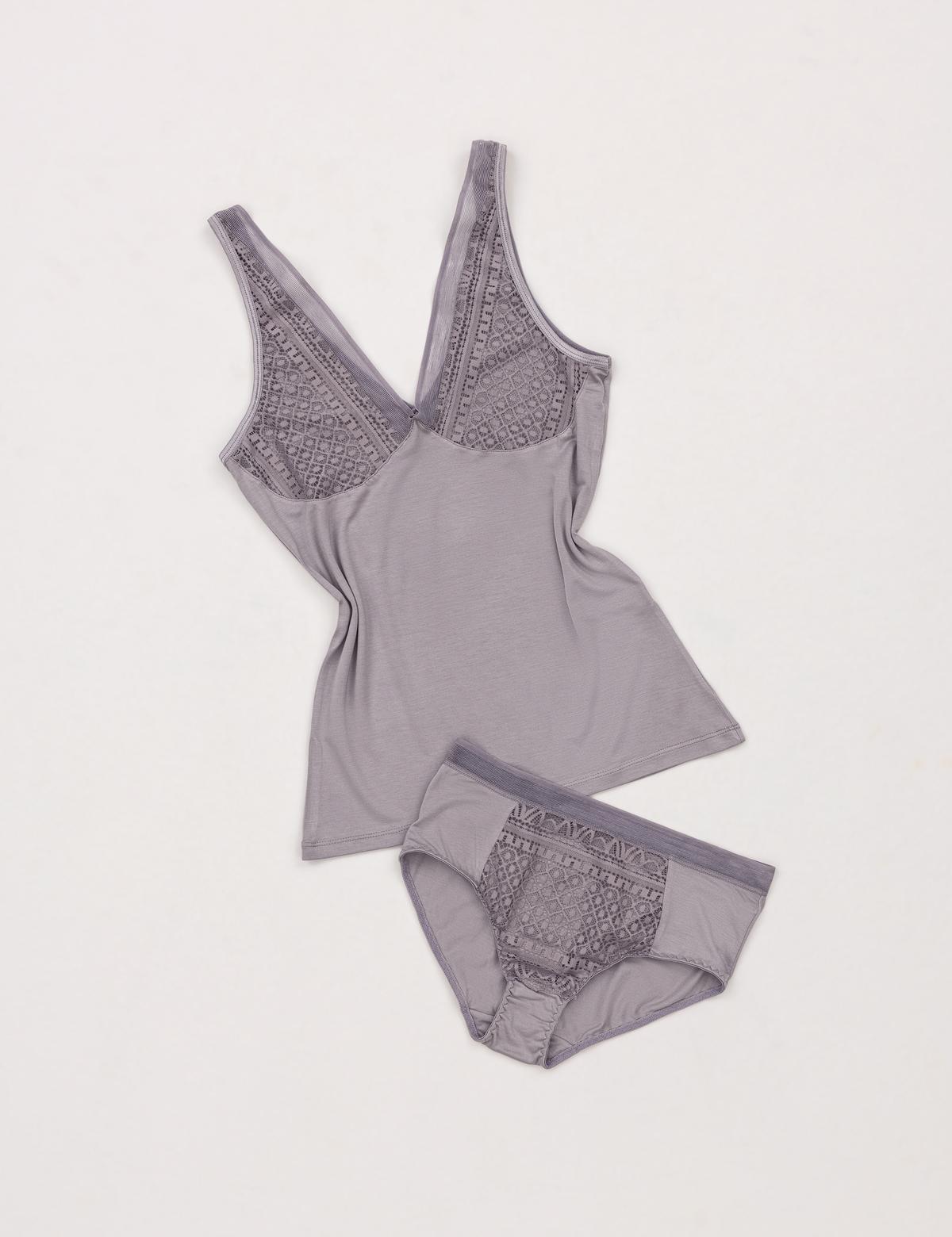 Gri İç Giyim Takım