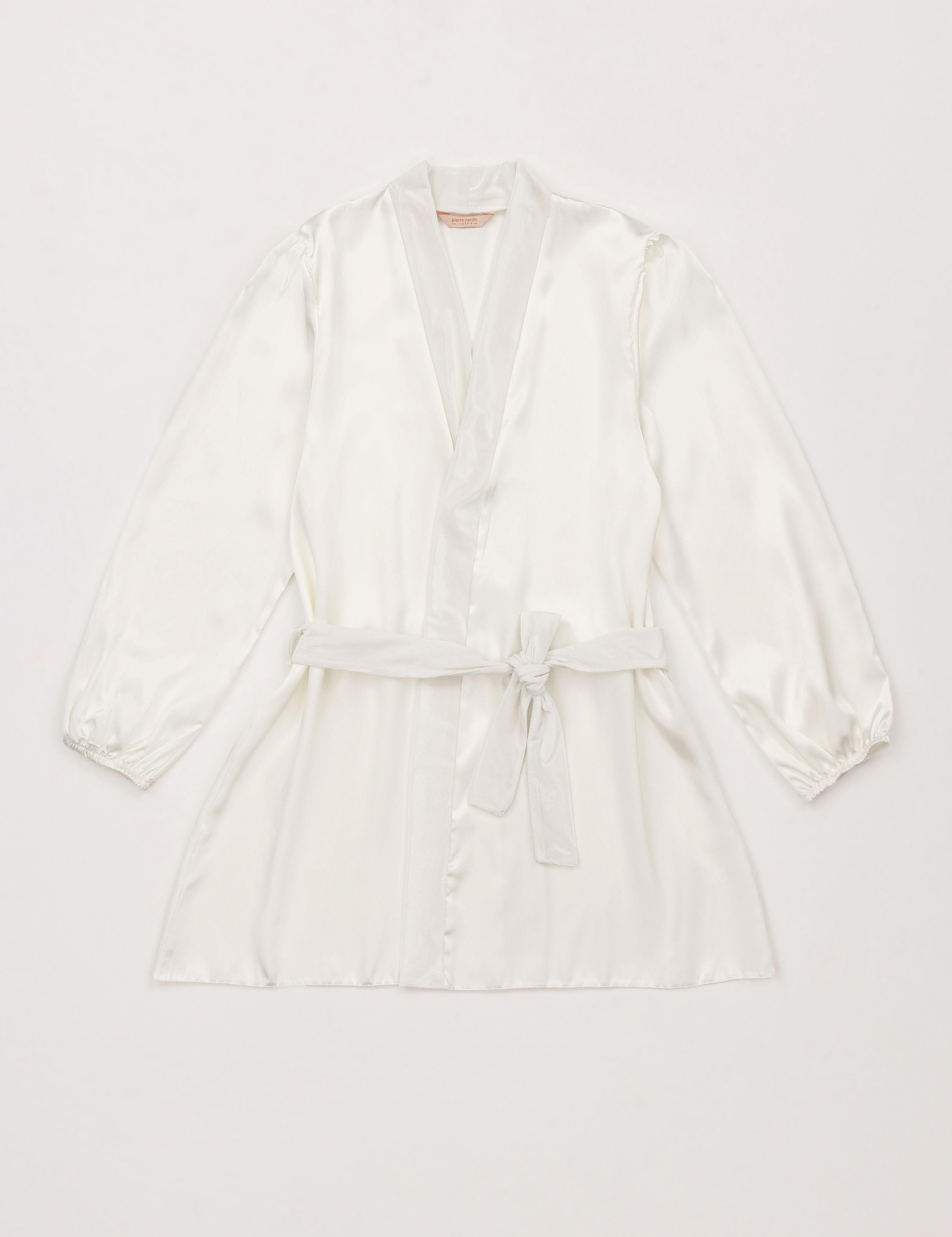 Ekru Kadife 3'lü Pijama Takımı