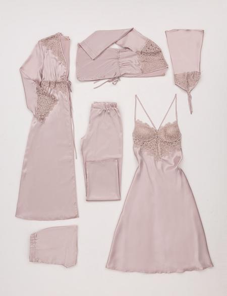 Pudra Saten 6'lı Çeyiz Seti - 50305611003