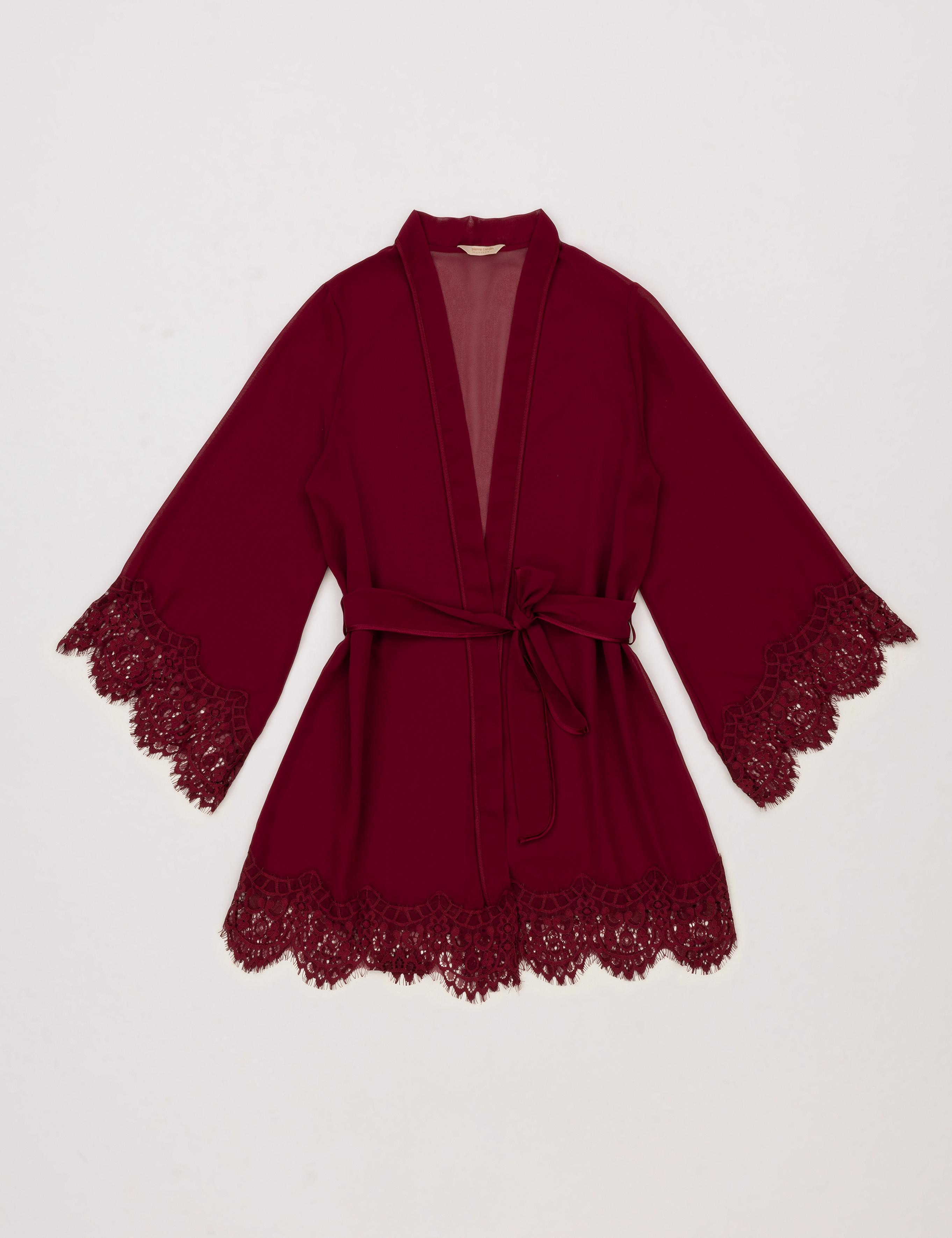 Bordo Saten 4'lü Çeyiz Seti