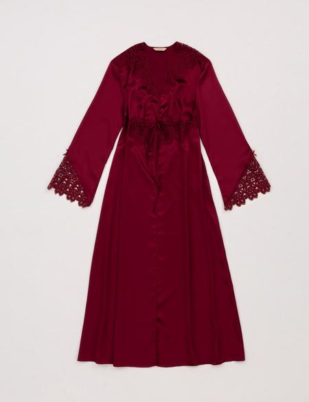 Bordo Saten 6'lı Çeyiz Seti - 50305611007