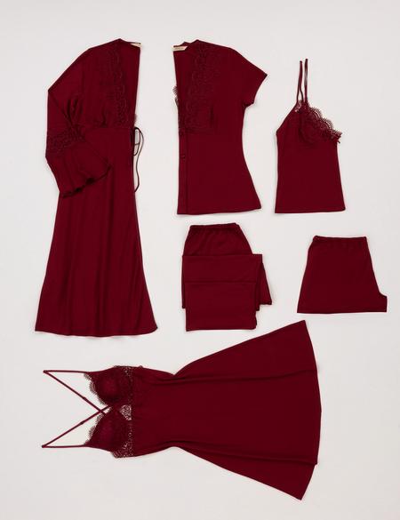 Bordo 6'lı Çeyiz Seti - 50304022005