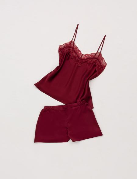 Bordo 3'lü Şort Takım - 50304008005