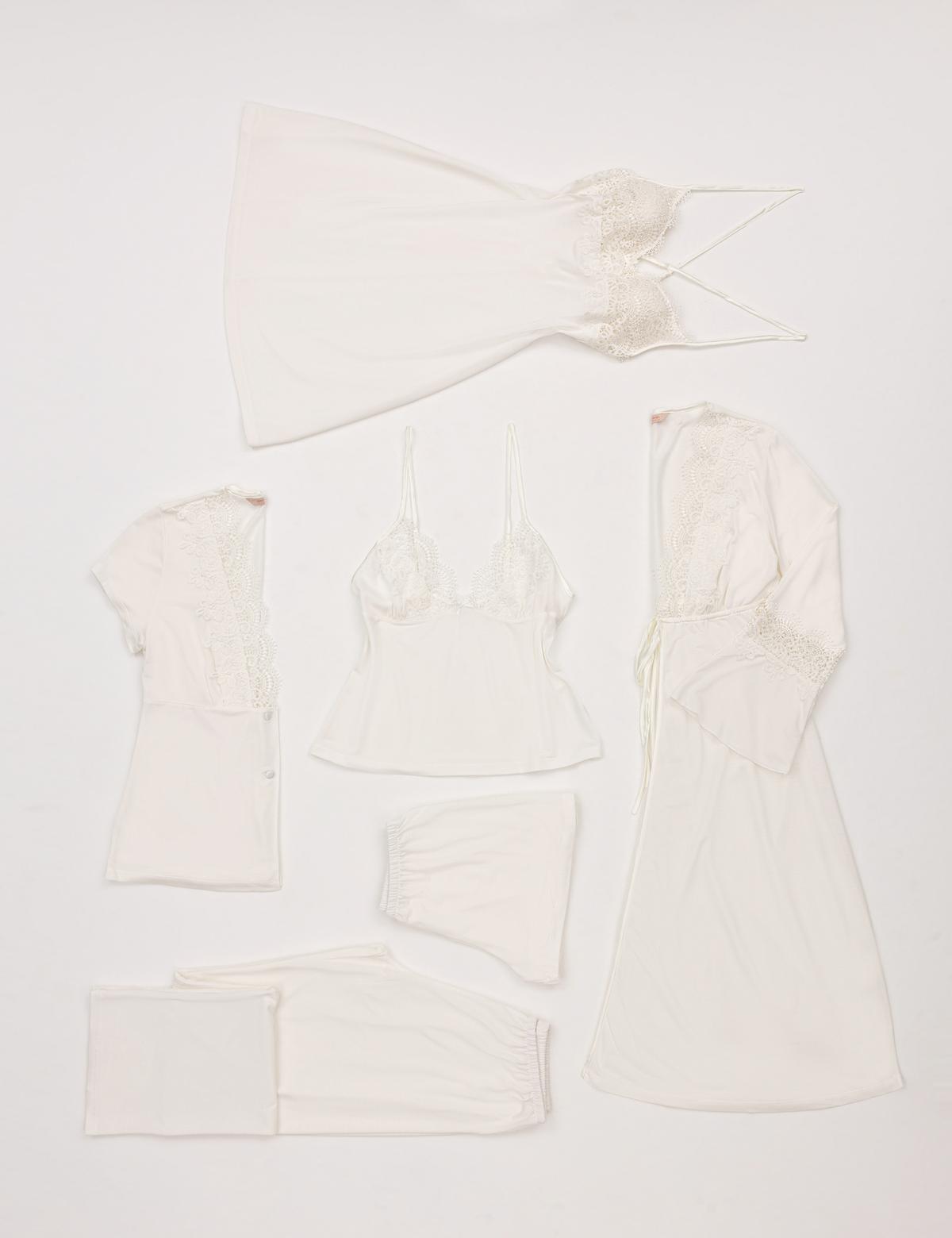 Ekru 6'lı Çeyiz Seti