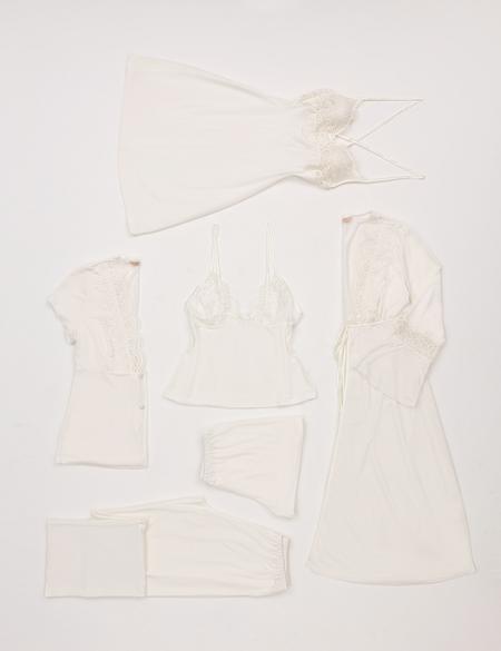 Ekru 6'lı Çeyiz Seti - 50304022006