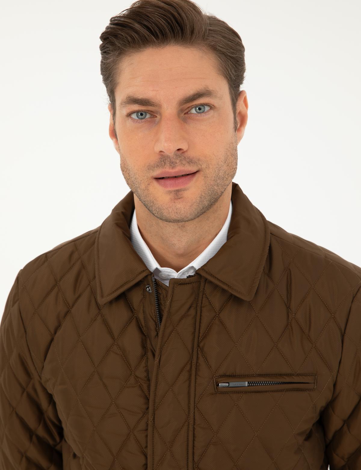 Kahverengi Kapitone Mont - 50295063015