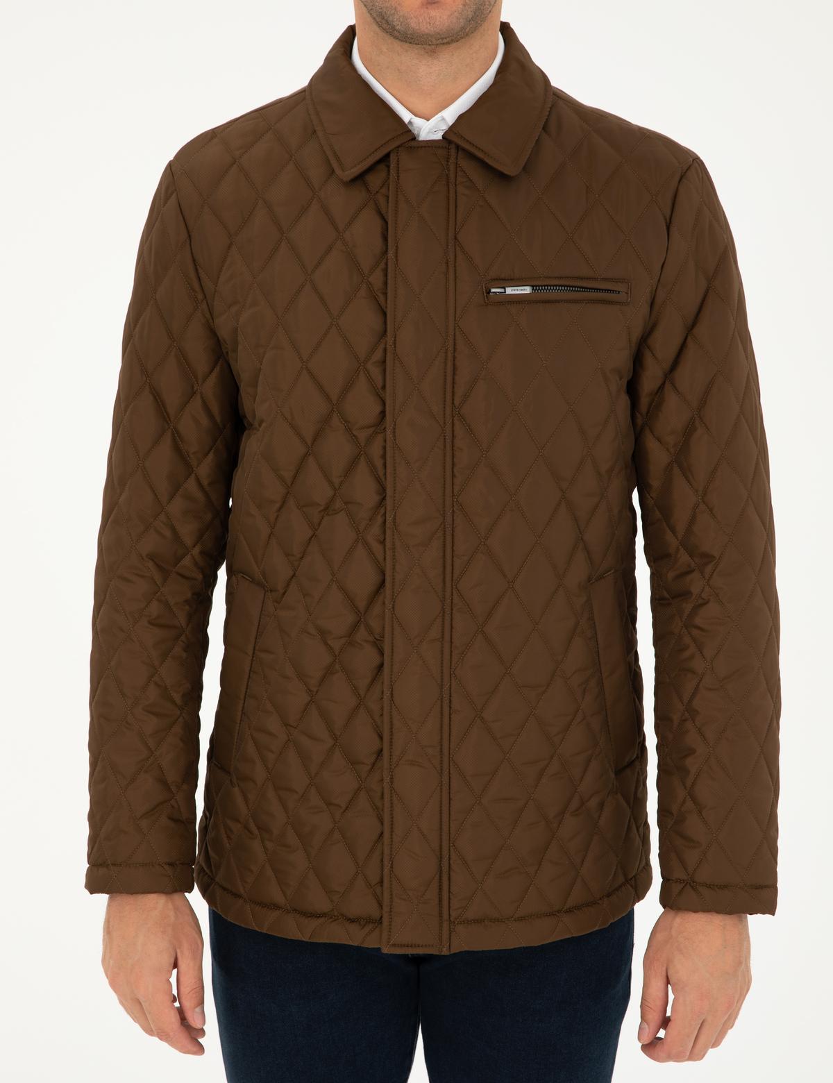 Kahverengi Kapitone Mont - 50295063015