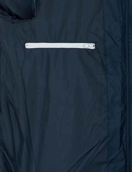 Lacivert Kapitone Mont - 50295063027