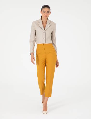 Safran Carrot Fit Kumaş Pantolon