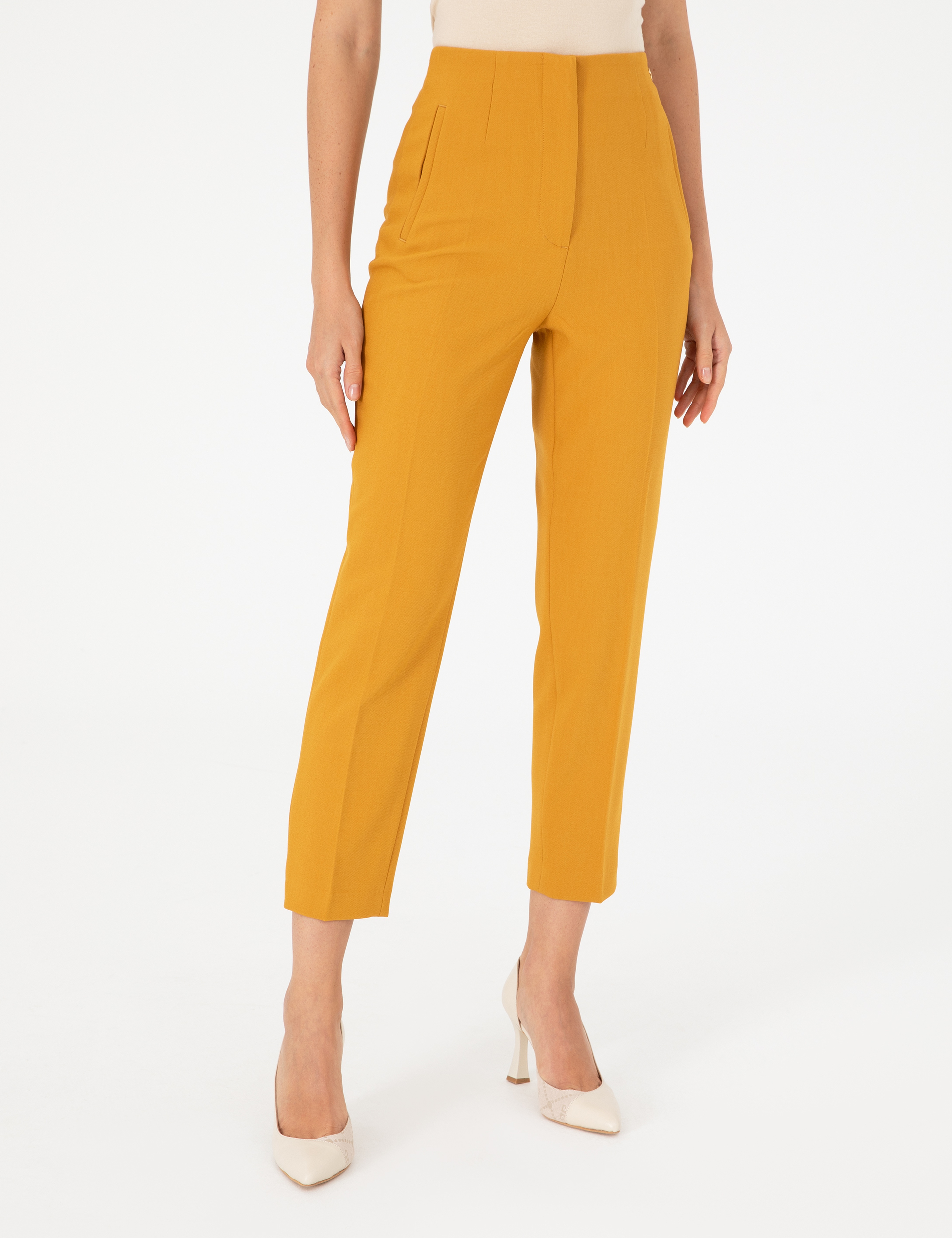 Safran Carrot Fit Kumaş Pantolon - Image 2