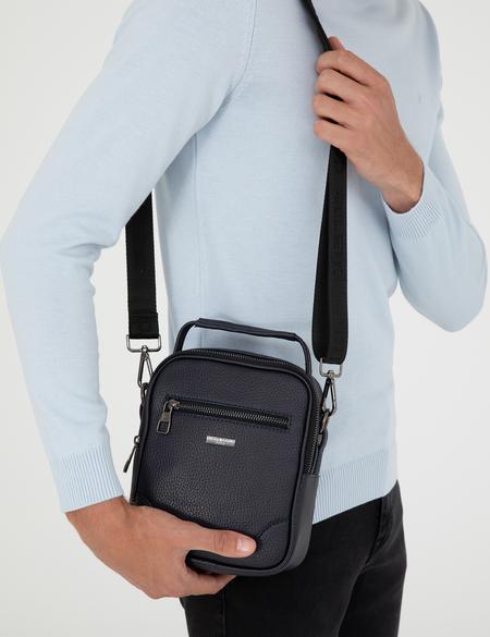 Erkek Lacivert Askılı El Çantası - 50296021003