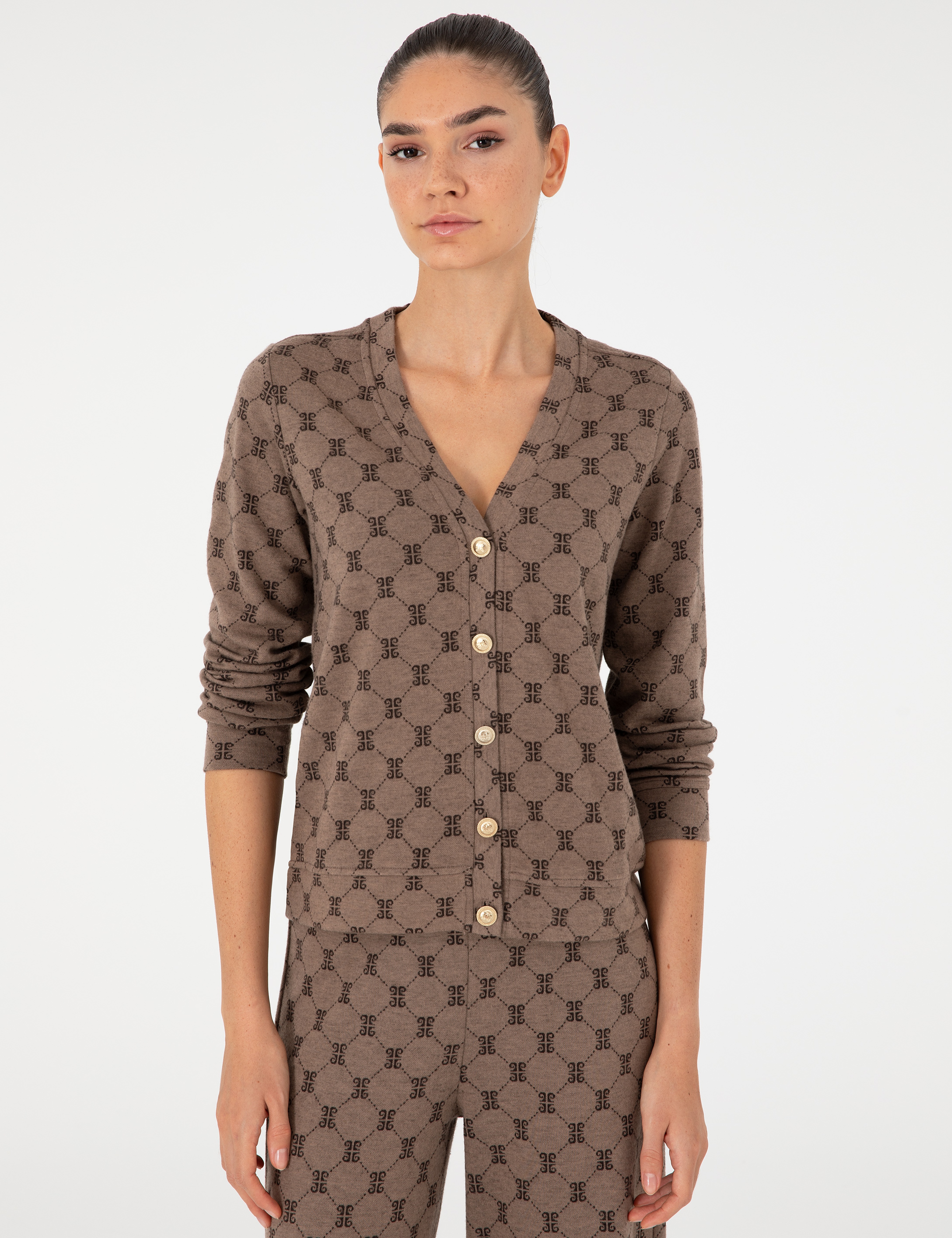 Vizon Regular Fit Örme Hırka - Image 3