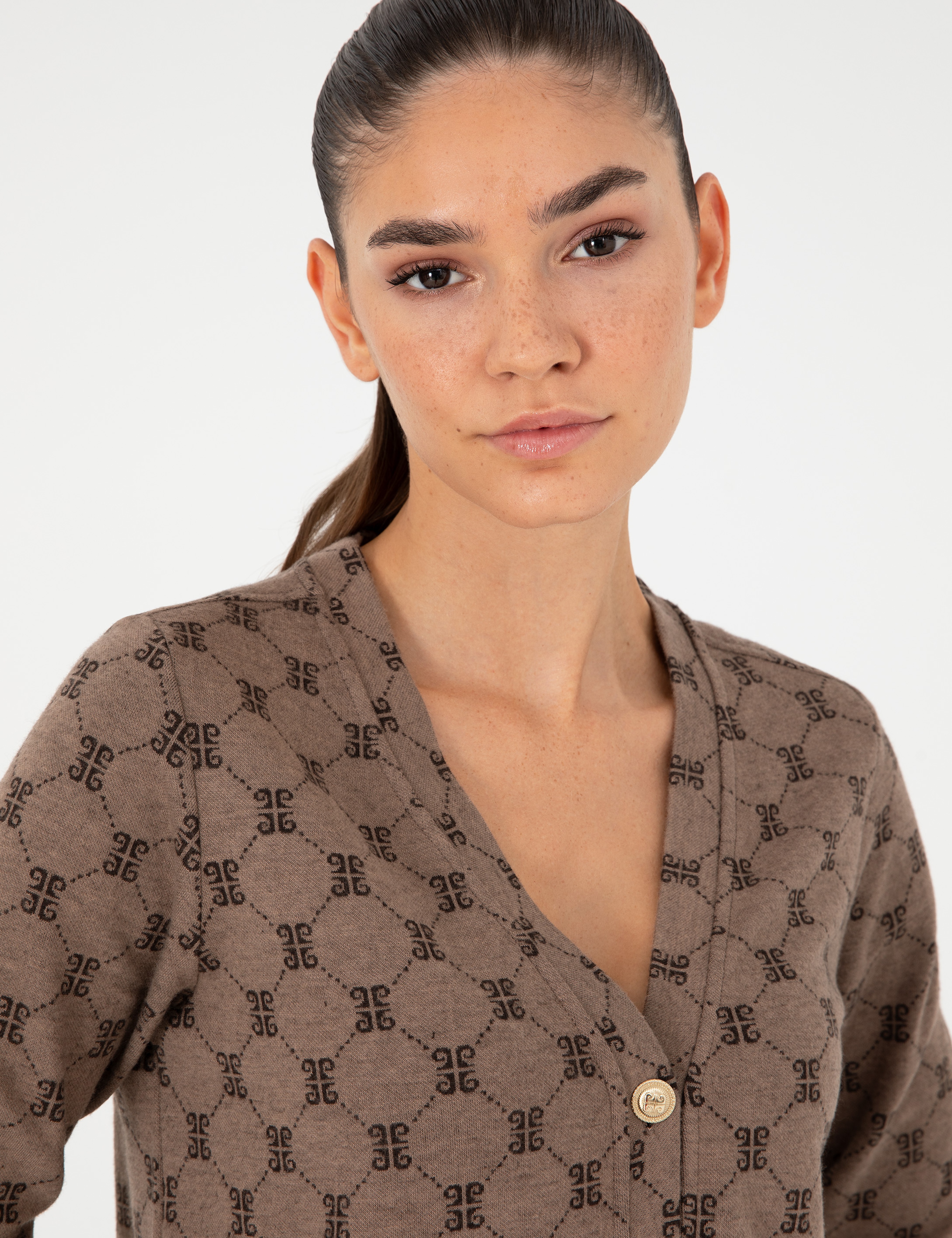 Vizon Regular Fit Örme Hırka - Image 2
