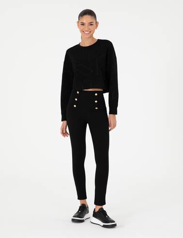 Siyah Oversize Sweatshirt