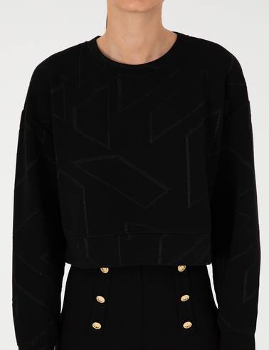 Siyah Oversize Sweatshirt