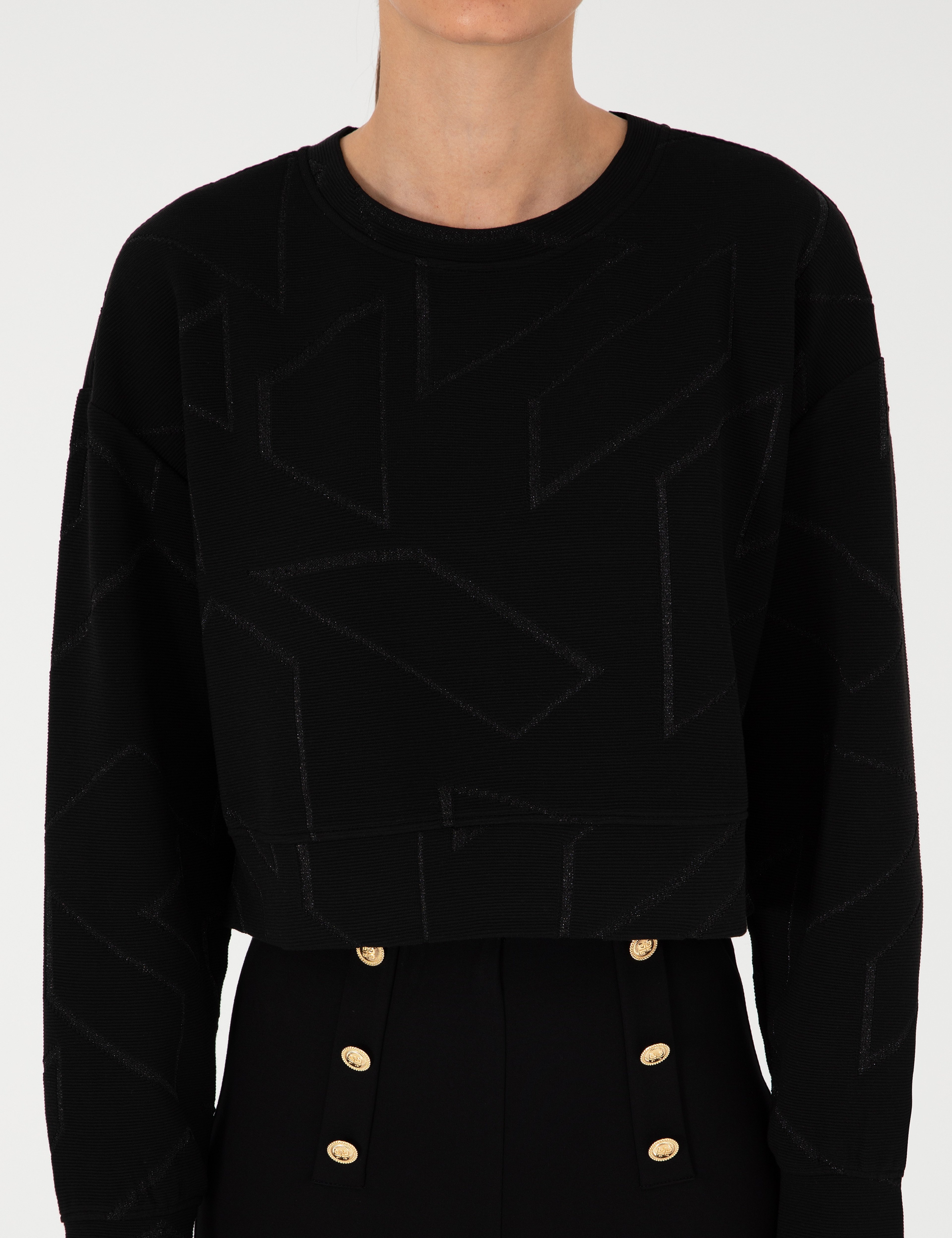 Siyah Oversize Sweatshirt