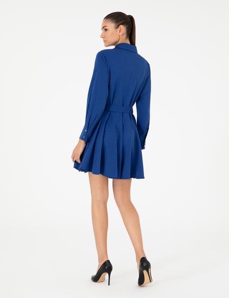 Saks Comfort Fit Dokuma Elbise - 50292931003