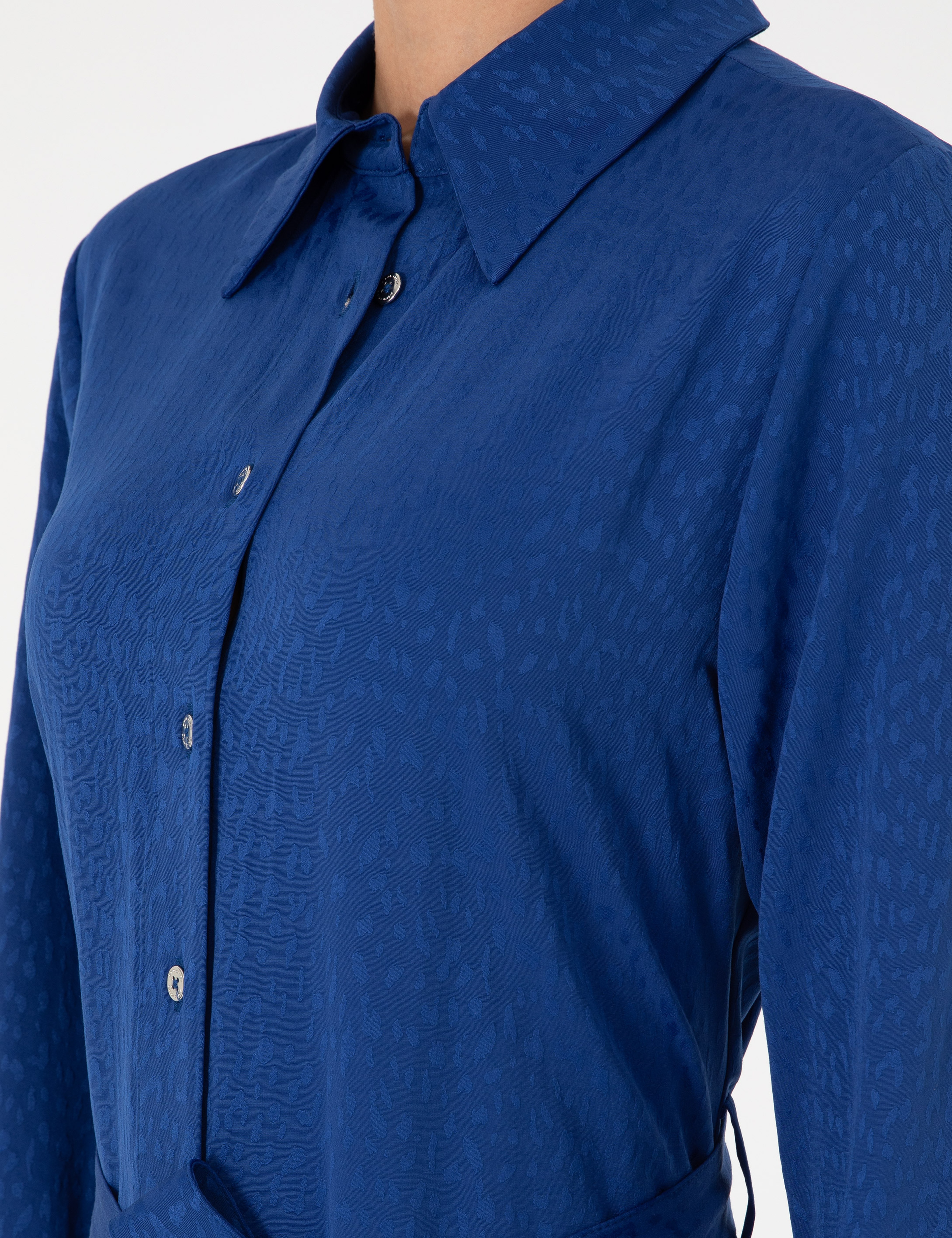 Saks Comfort Fit Dokuma Elbise - Image 6