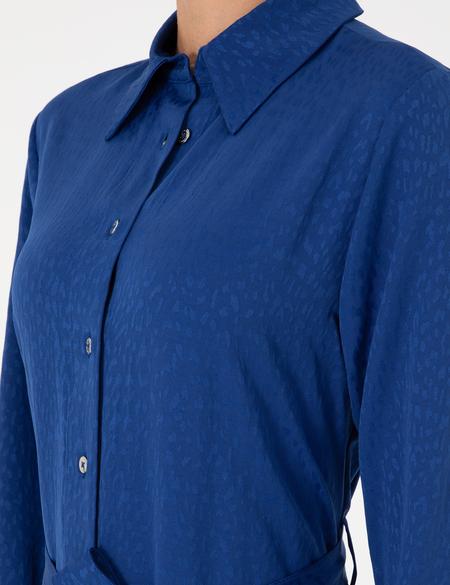 Saks Comfort Fit Dokuma Elbise - 50292931003