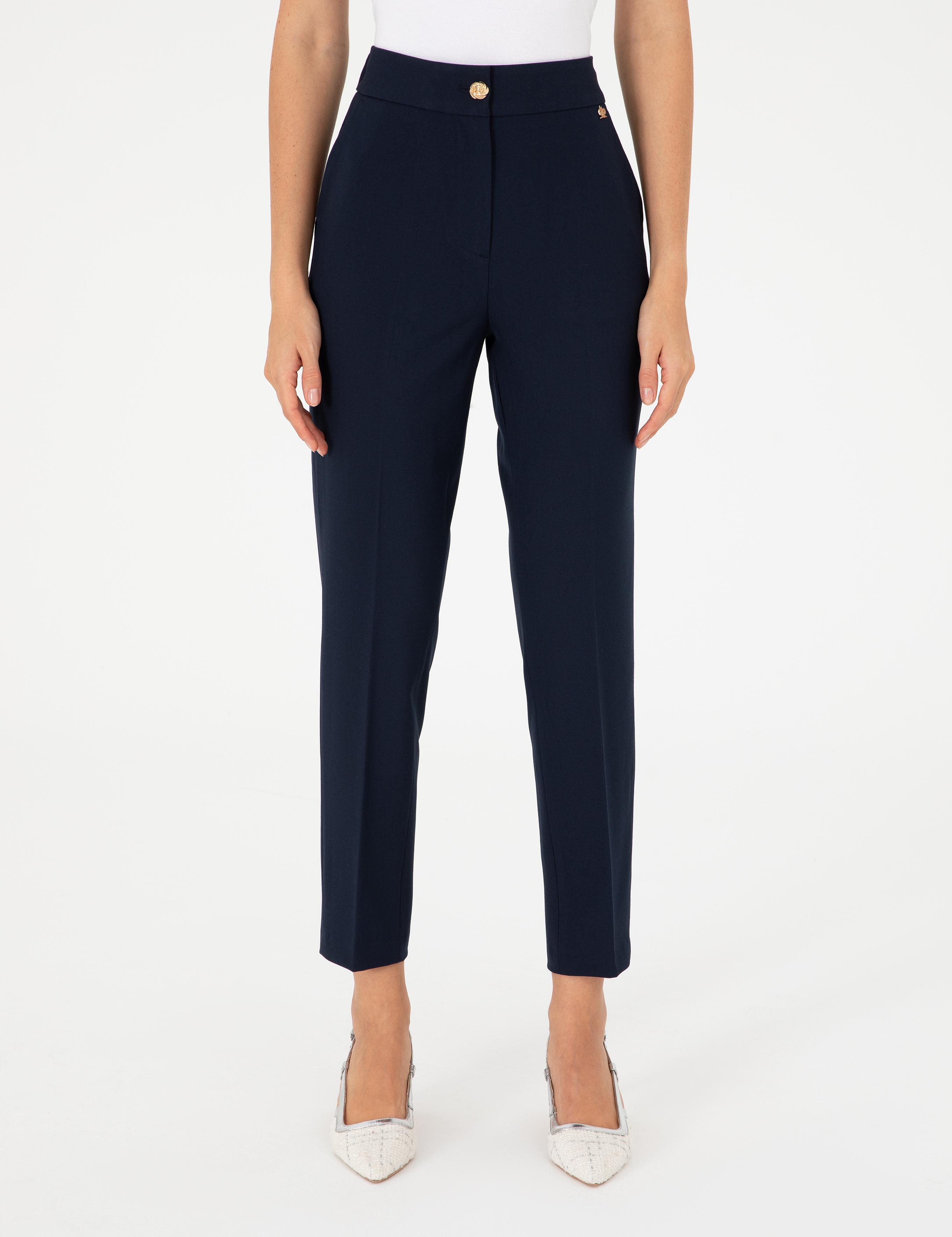 Lacivert Kumaş Pantolon