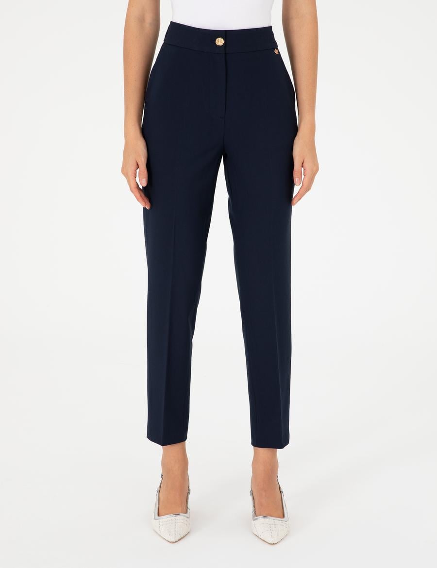 Lacivert Kumaş Pantolon