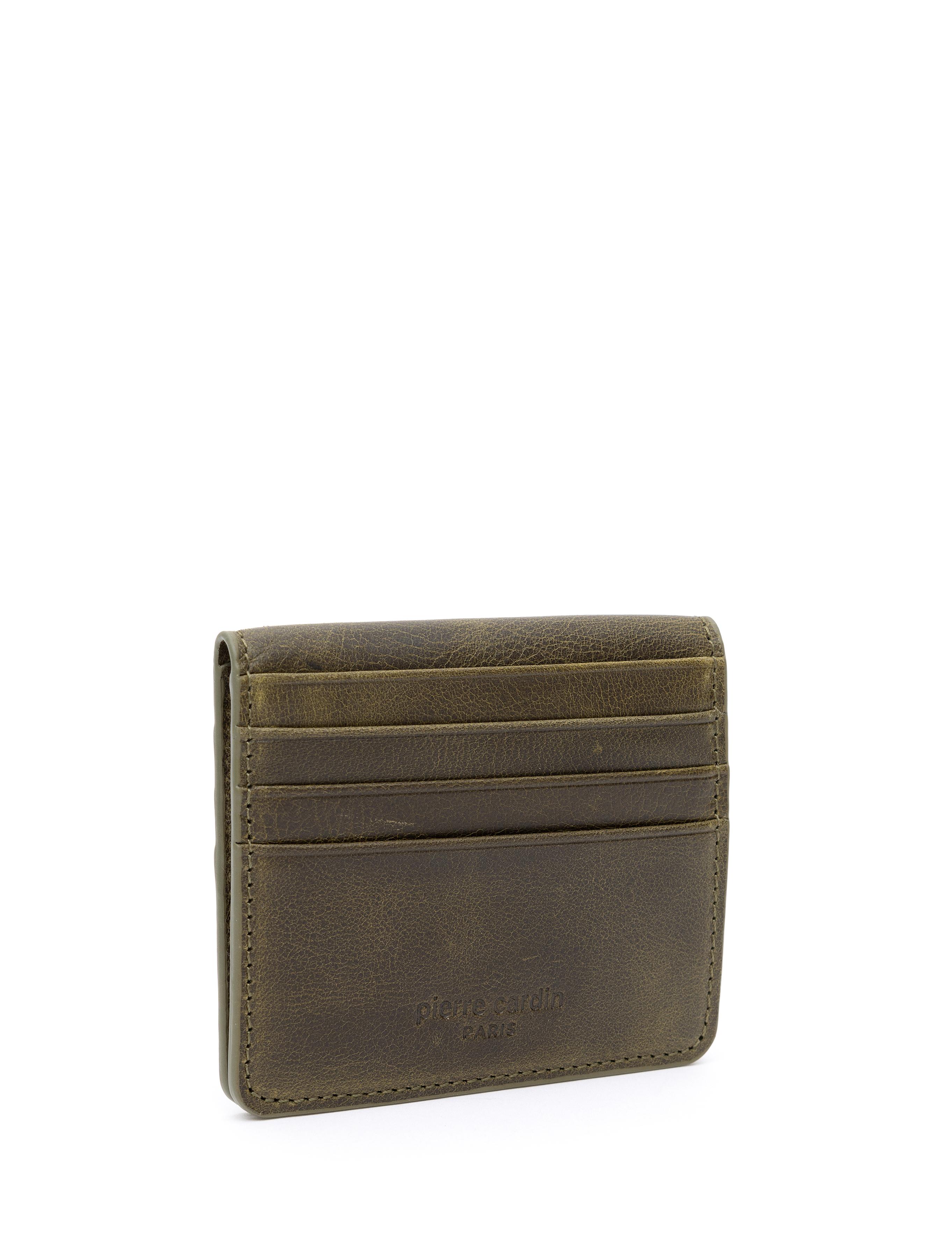 Erkek Haki Deri Cüzdan