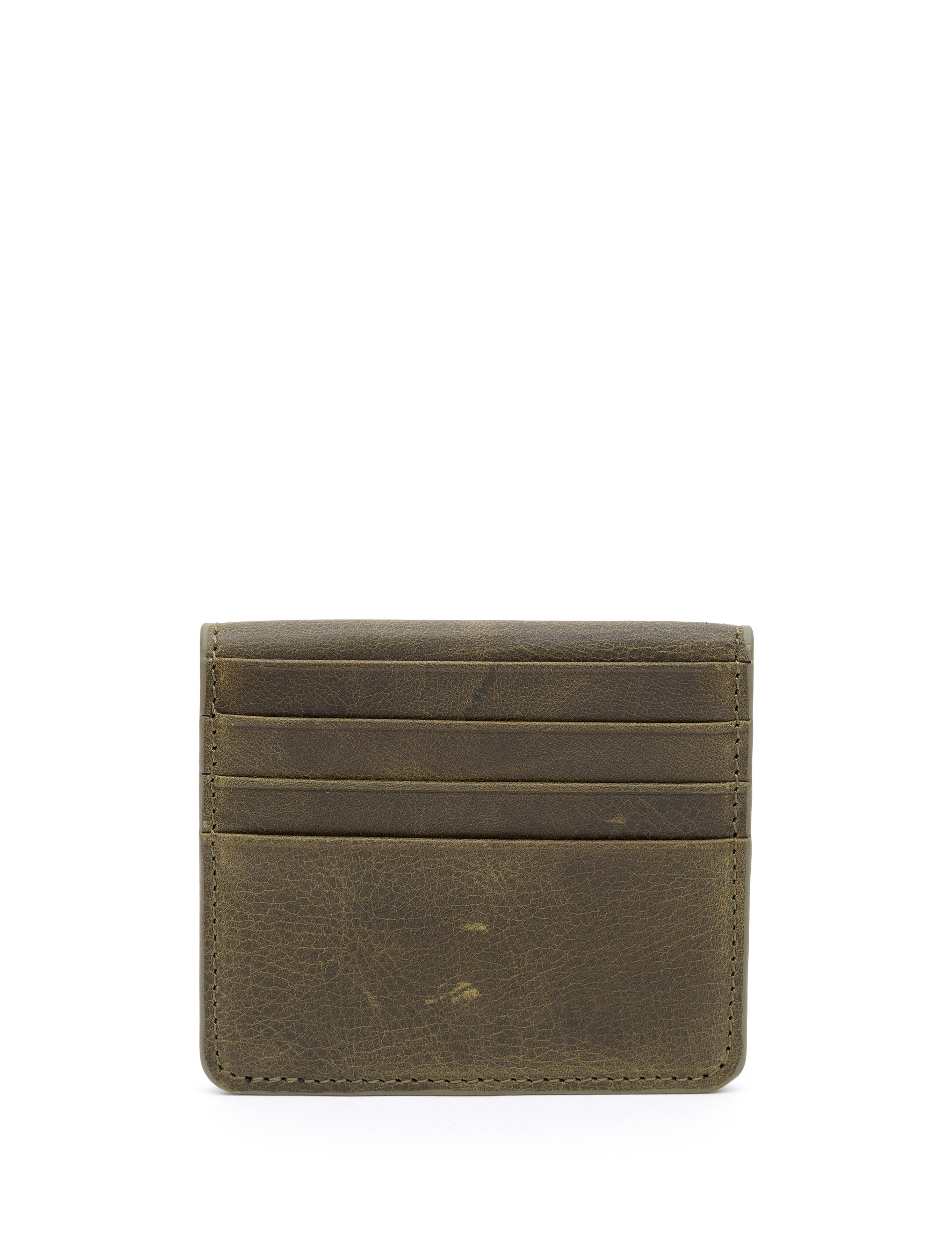 Erkek Haki Deri Cüzdan