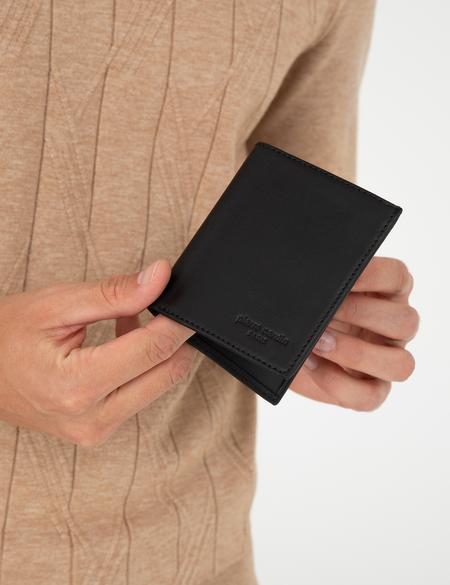 Erkek Siyah Deri Cüzdan - 50296058003