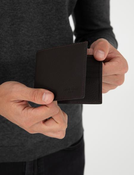 Erkek Kahverengi Deri Cüzdan - 50305118001