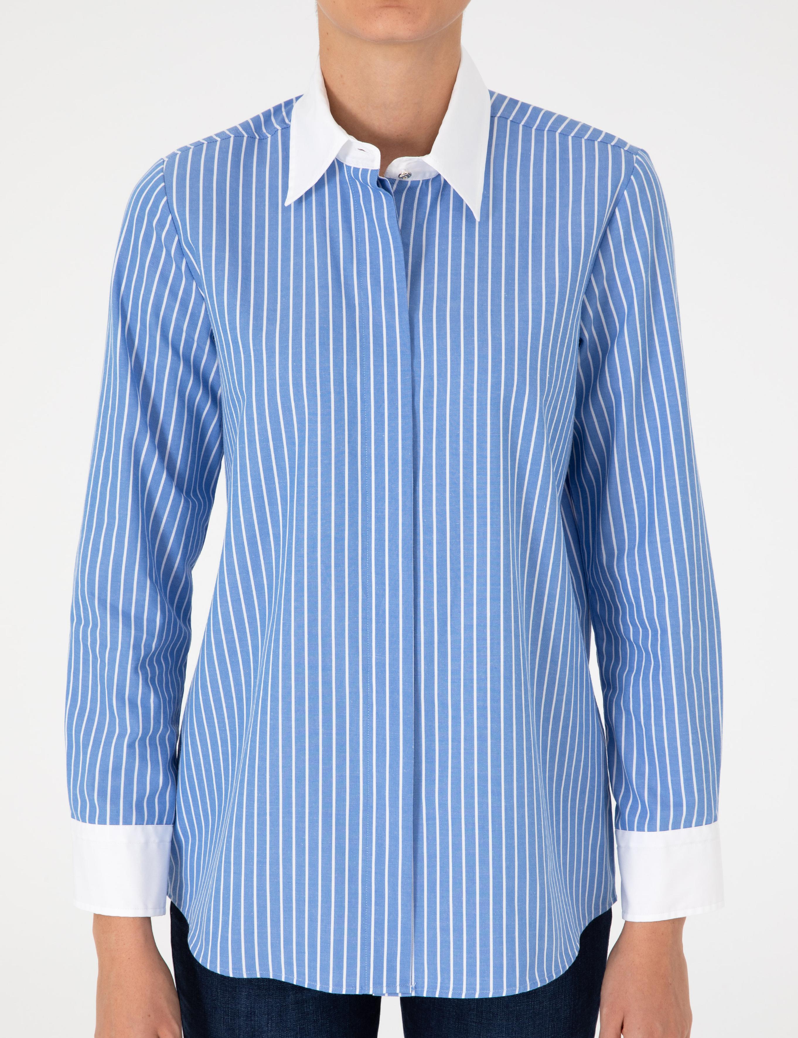 Mavi Comfort Fit Uzun Kollu Gömlek