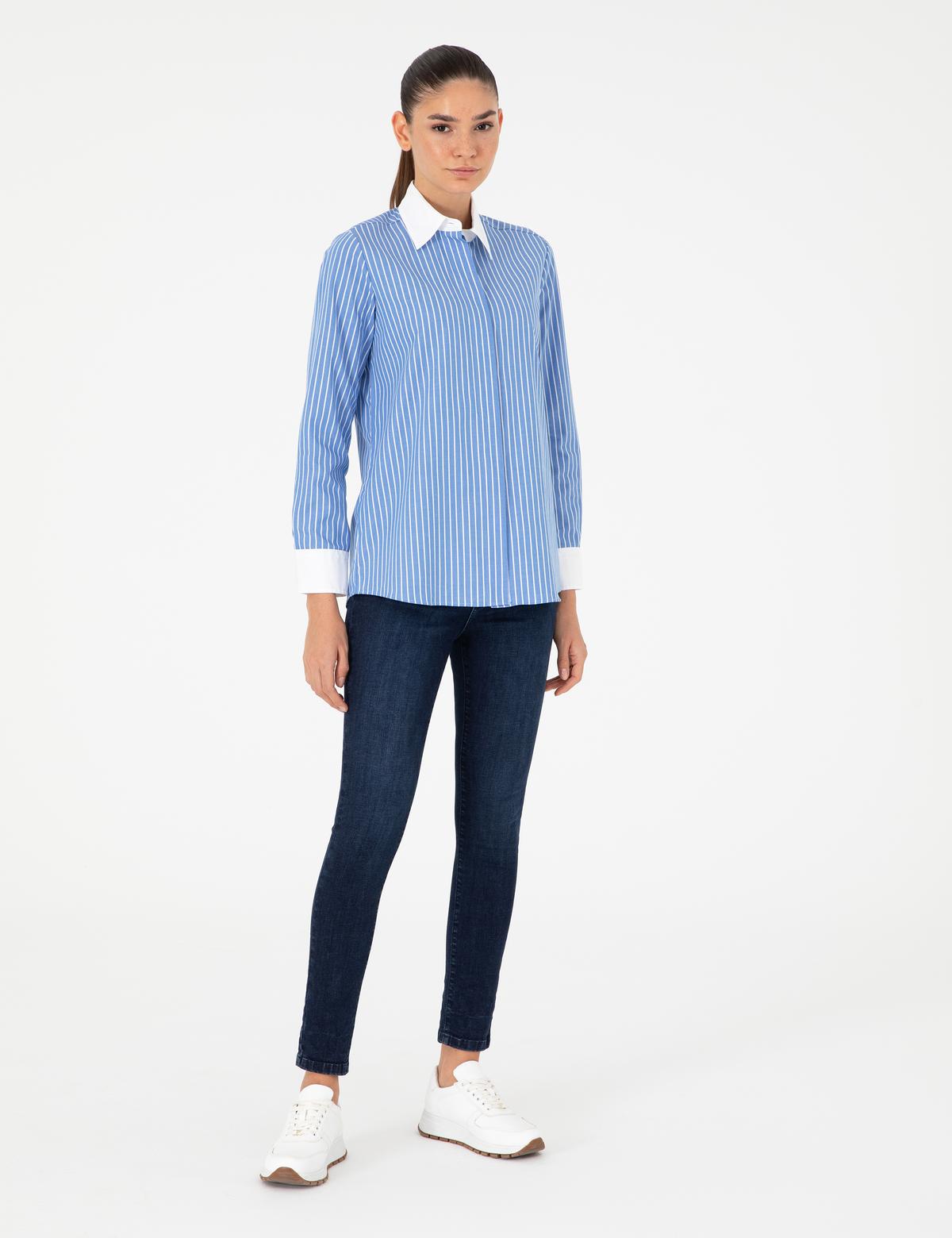 Mavi Comfort Fit Uzun Kollu Gömlek - 50292249004