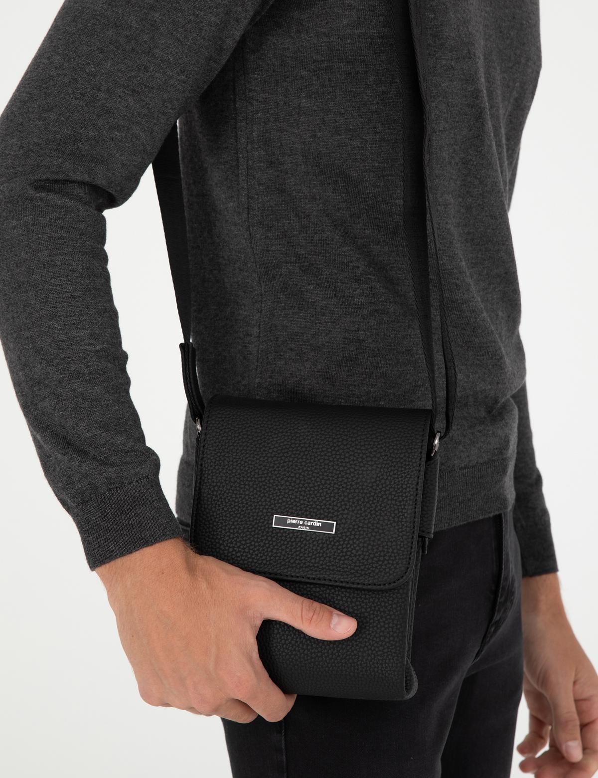 Erkek Siyah Omuz Çantası