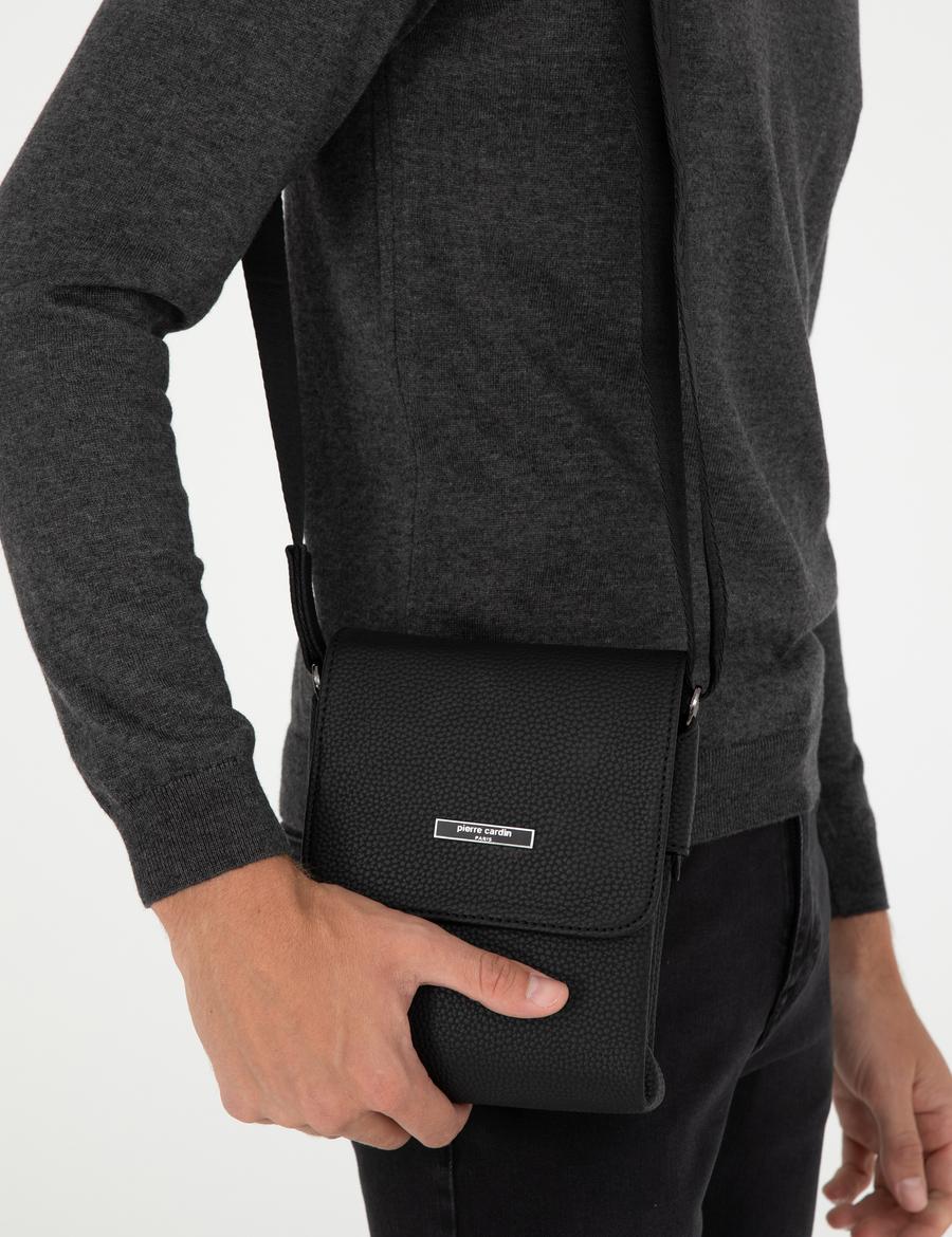 Erkek Siyah Omuz Çantası